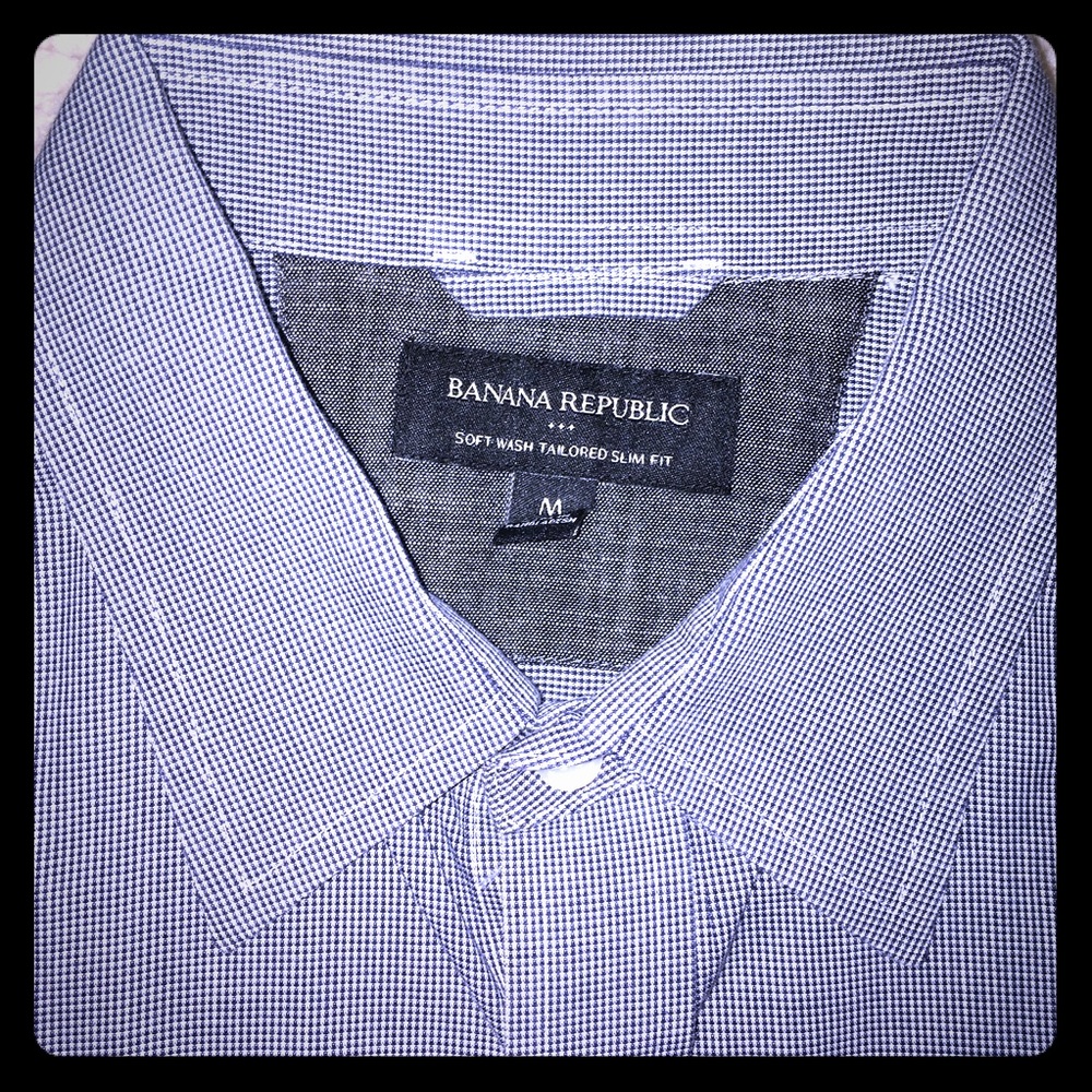 Banana Republic Soft-Wash Slim-Fit LS - Medium